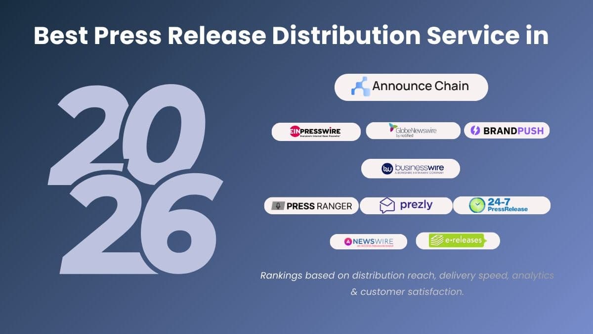 10+ Best Press Release Distribution Services In 2026